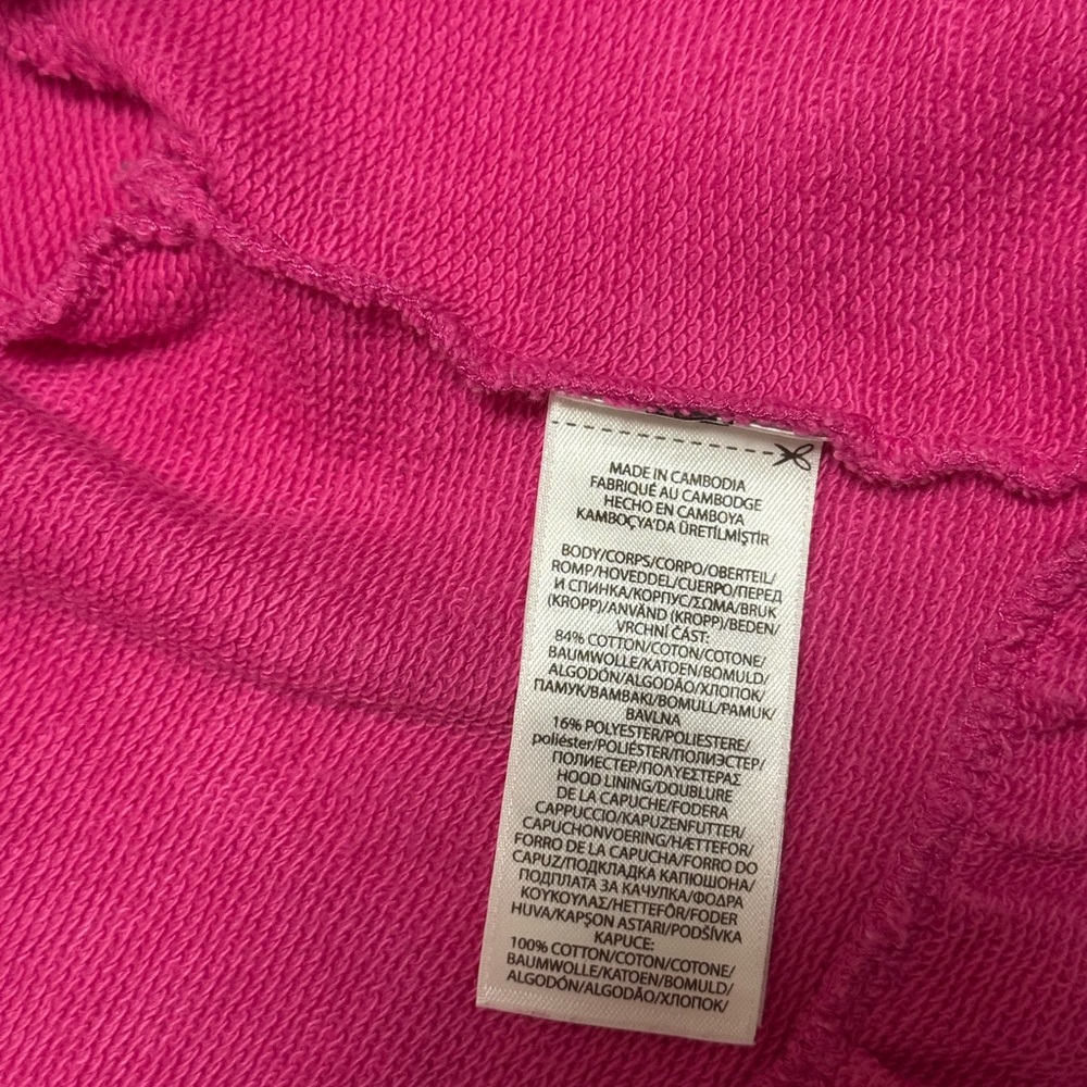 Ralph Lauren Baby Girl Pink Hoodie Set Peplum Zip Jacket & Pants 24M - Picture 5 of 12